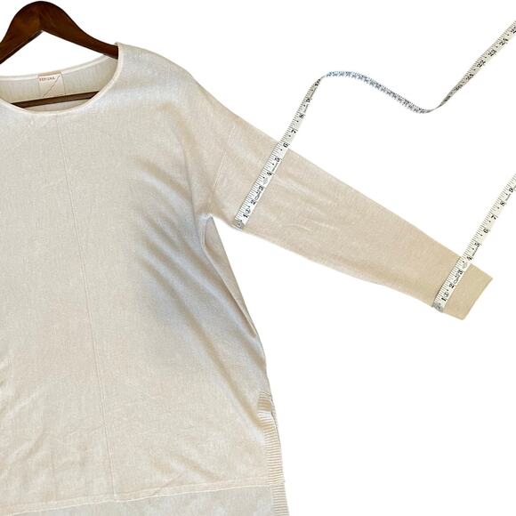 Kerisma Tunic Sweater Womens Size M/L Neutral Soft Wool Blend Minimalist - Picture 4 of 7